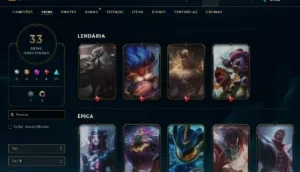 Conta Lol Lv 179 33 Skins