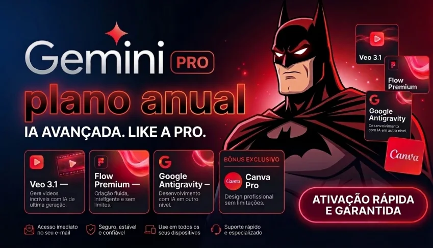 Gemini 3 Pro 18 mes + 1k creditos Flow | 30 dias garantia