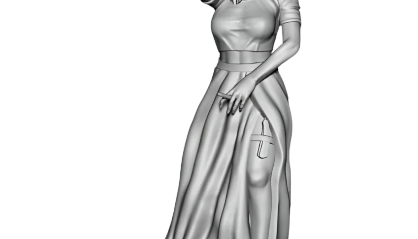 STL para Impressão 3D - Orixá Maria Navalha