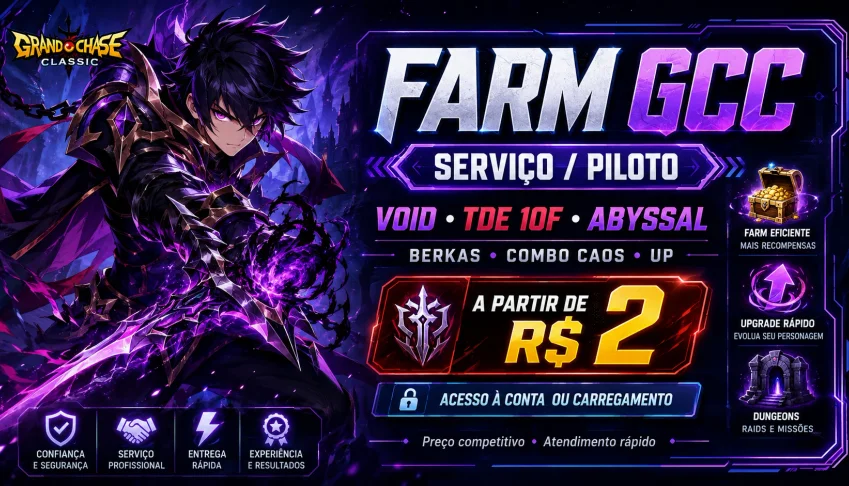 Farm Grand Chase Classic - Planos Mensais e Serviços Avulsos