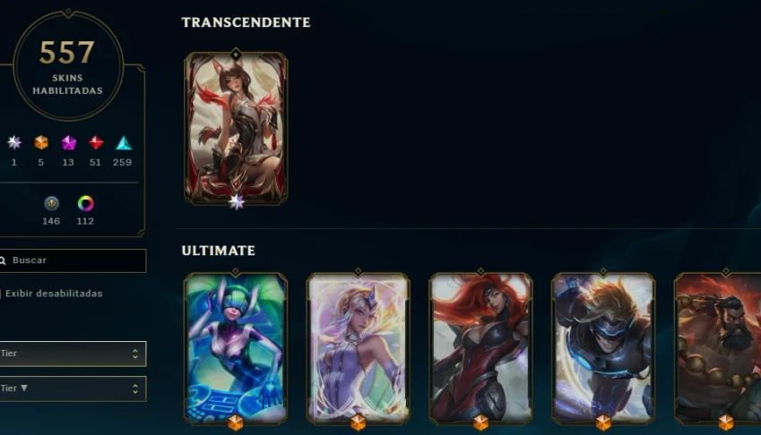 Conta Charlover Lol Valorant E Tft| 557 Skins + Oni 2.0 Vava