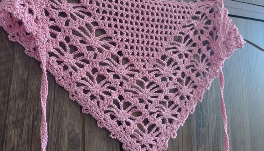 Bandana de Crochê