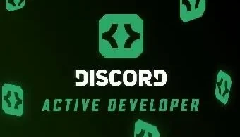 Discord Badge Active Developer (Desenvolvedor Ativo)