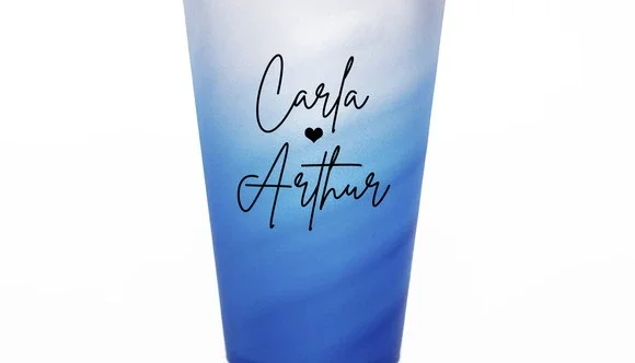 Copo Long Drink Personalizado Casamento — 50 Unidades