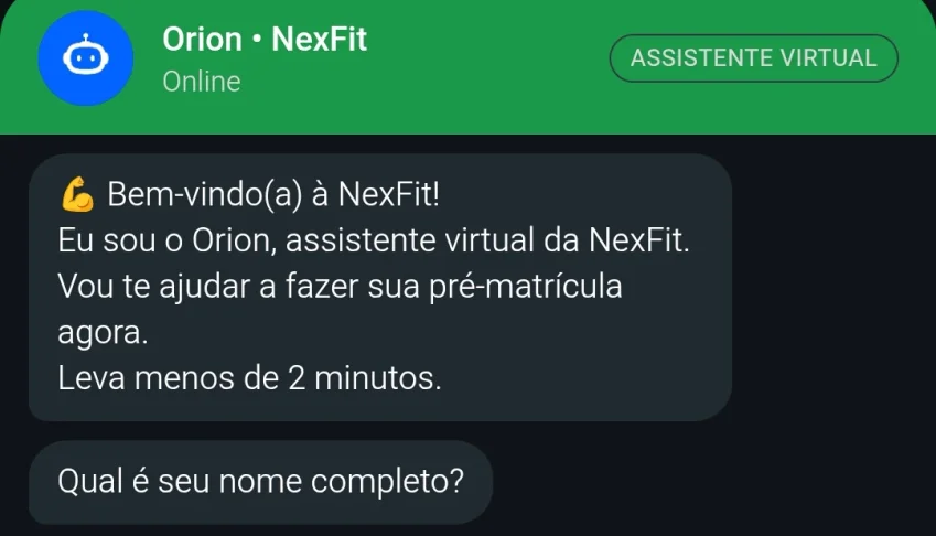 ORION | Plataforma de Atendimento Automático 24/7 com Dash