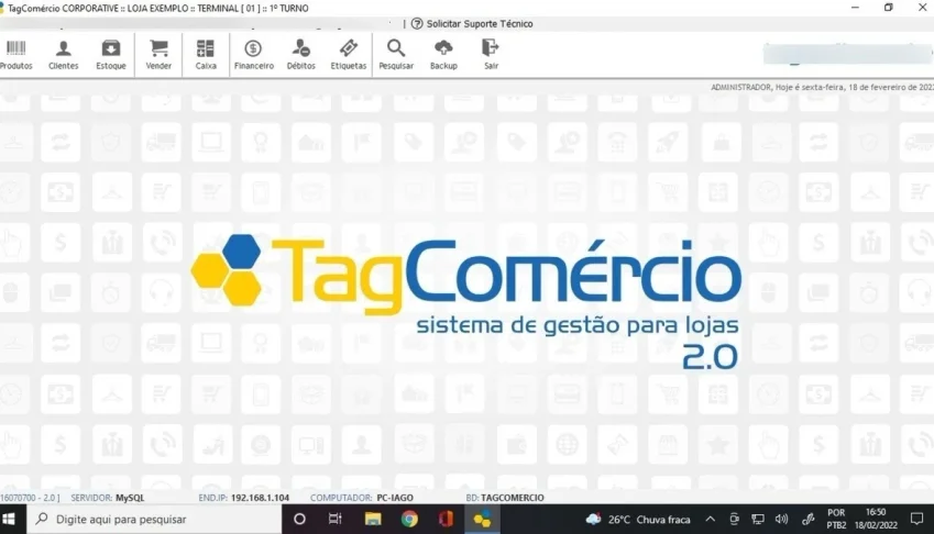 Programa Para Loja 2025 - Tag Comércio 2.0
