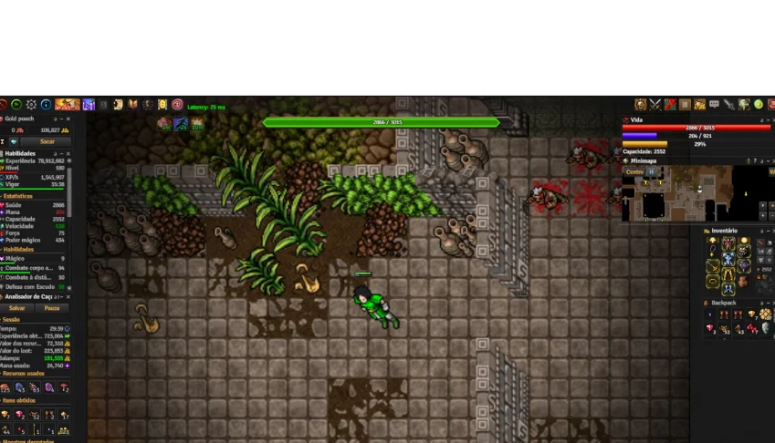 Conta medivia knight lvl 180 Full item
