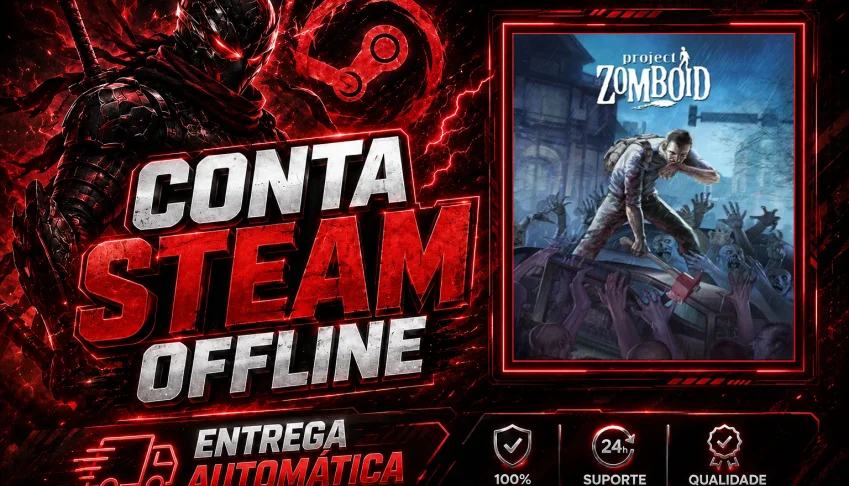 Project Zomboid - Steam Offline - Entrega Automática