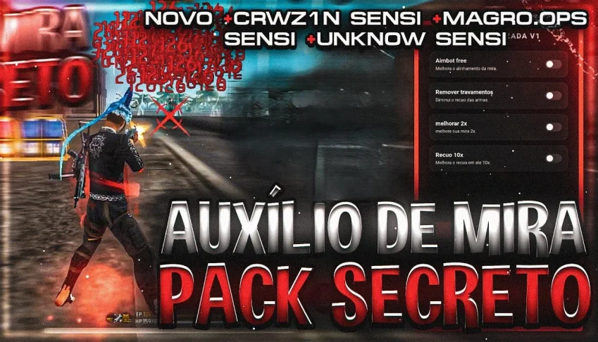 Free Fire Sensibilidade Regedit XIT Mobile igual Emulador