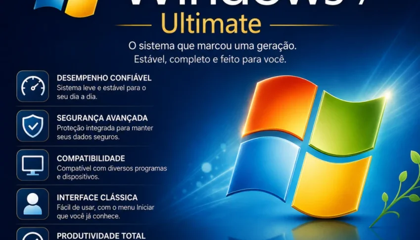 windows 7 Ultimate – Chave Original | Emissão de NF