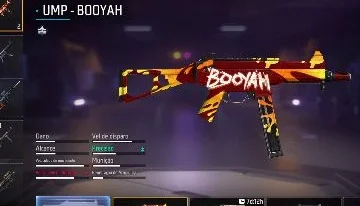 Conta free fire com ump booyah