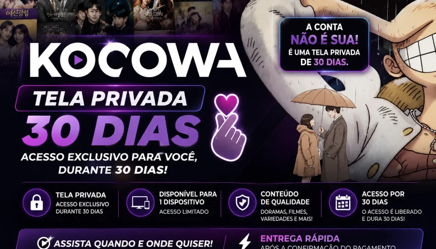 🎬 Kocowa Doramas | Tela Privada [30 Dias]
