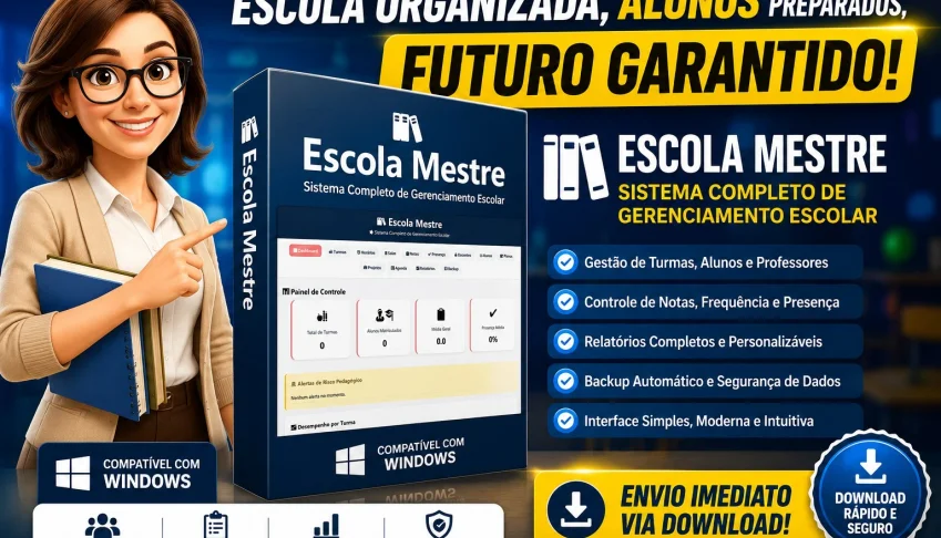 Escola Mestre — Sistema para Gestão Escolar