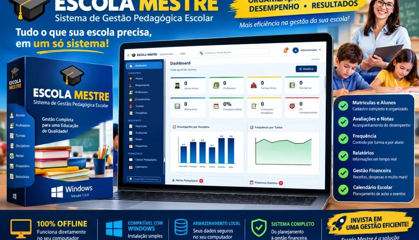 Escola Mestre — Sistema para Gestão Escolar