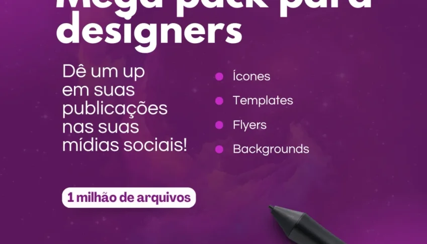 Mega pack com 1 milhão de arquivos de design