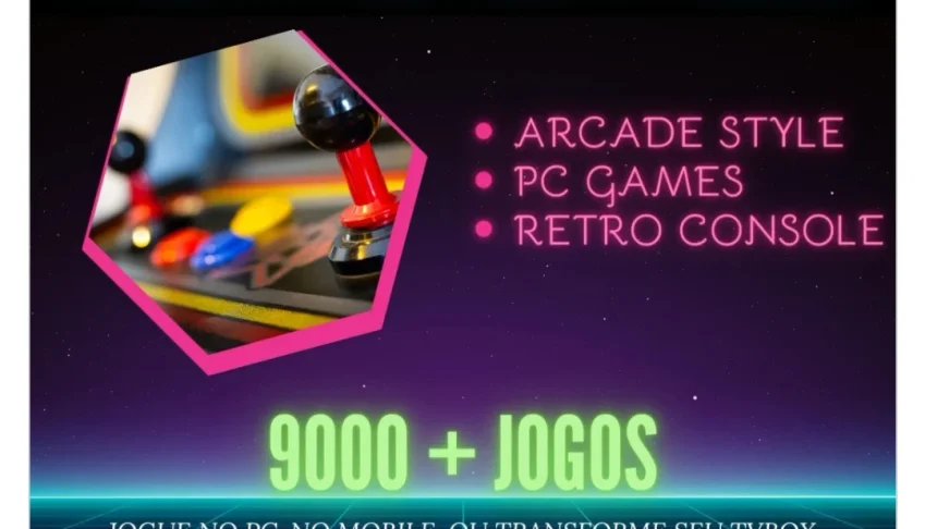 Games Retro 30 Consoles 9000+ Jogos / Pc + Mobile + Tv box )
