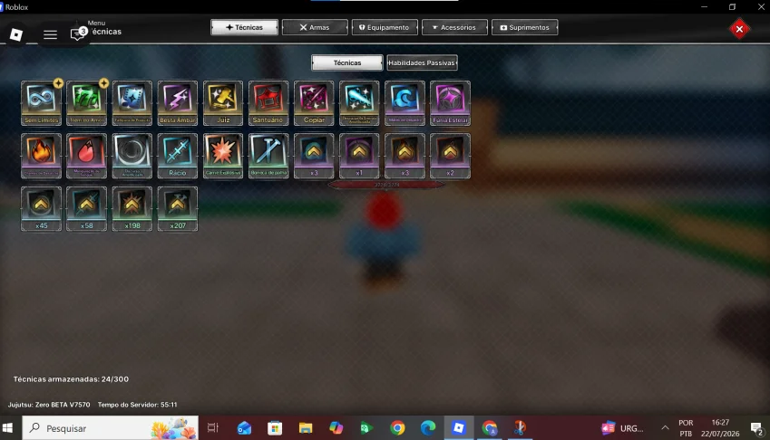 ⚡ Conta Jujutsu Infinite - Level 1228