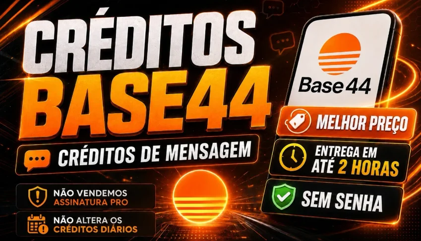Créditos Base44 | Direto na Sua Conta | Entrega Rápida