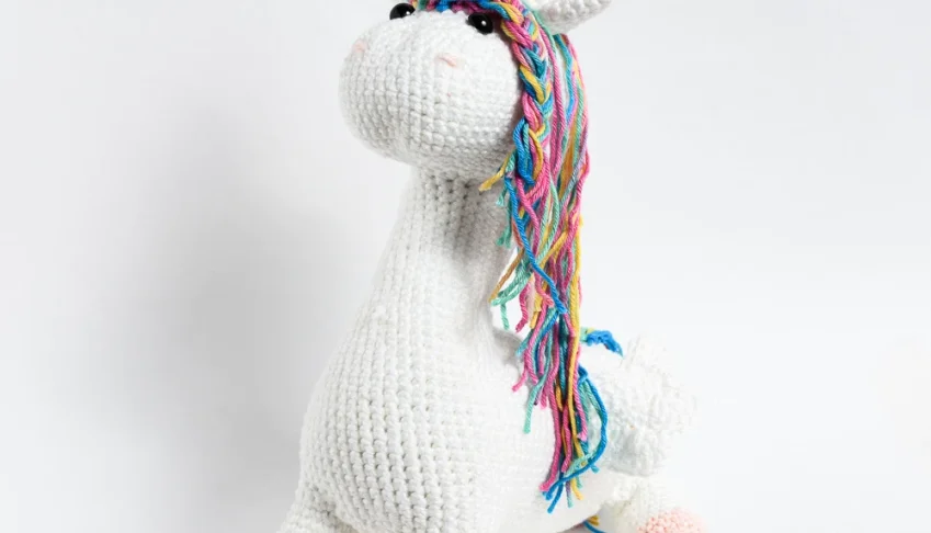 Unicórnio em Amigurumi