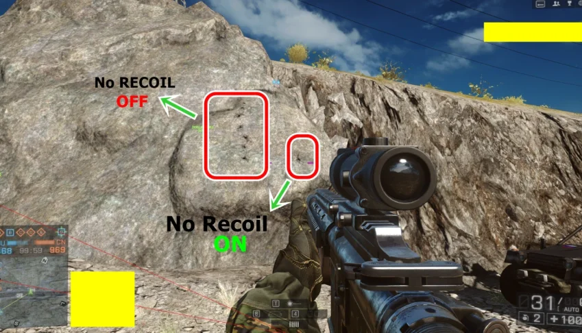 Battlefield |No-Recoil + Rapid Fire - 100% Vitalício|