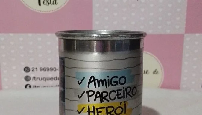 Caneca de Alumínio 500 ml - Presente para Pai
