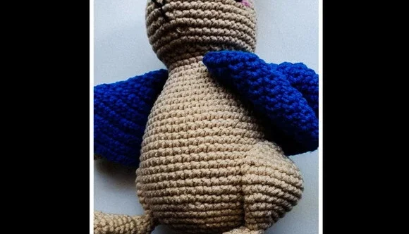 papai coelho popsom amigurumi