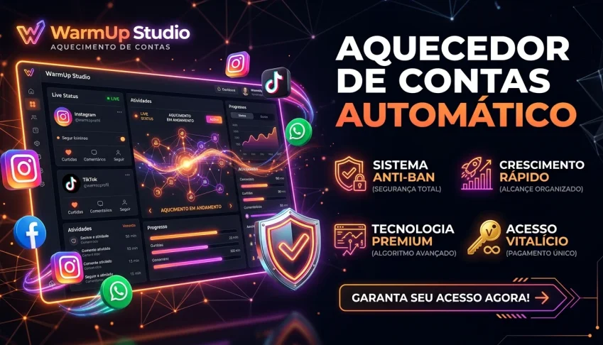 Bot Aquecedor De Contas Instagram & Tiktok | Anti-Ban 100%