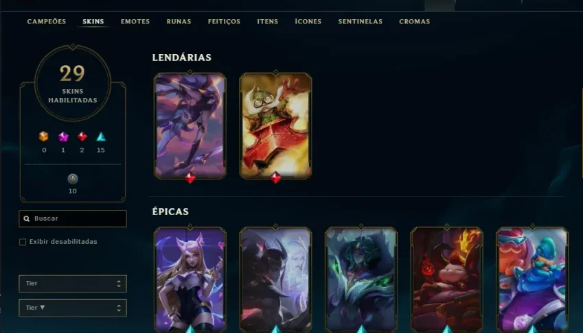 Conta lol e valorant mmr bom