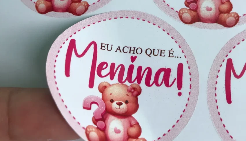 Cartelas de Adesivos Personalizados