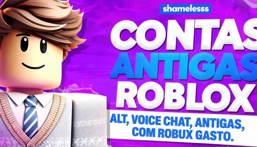 Contas Alt Roblox Antigas + Voice Chat Ativo - Melhor Preco