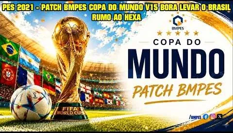 Pes 2021 + Bmpes Copa Do Mundo