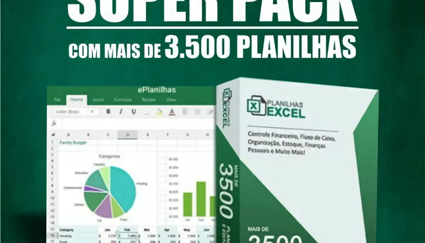 Mais De 3500 Planilhas De Excel + Bônus