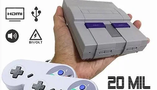 Nintendo mini, com fio, 20021 jogos