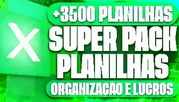 Pack Premium 3500 Planilhas Editáveis No Excel