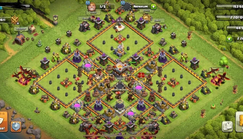 Clash of Clans-CV11 Barato/2kgemas/5cc