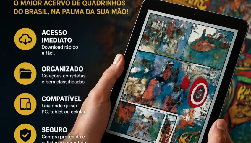 Pacote Exclusivo: +40 Mil Quadrinhos Gibis Raros em PDF! 