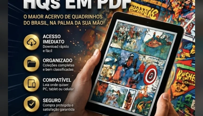 Pacote Exclusivo: +40 Mil Quadrinhos Gibis Raros em PDF!