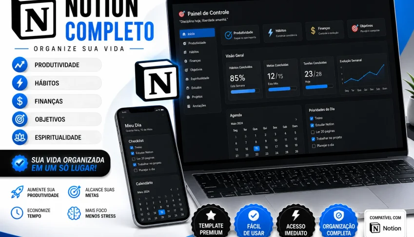 Notion Completo: Organize Sua Vida 🚀