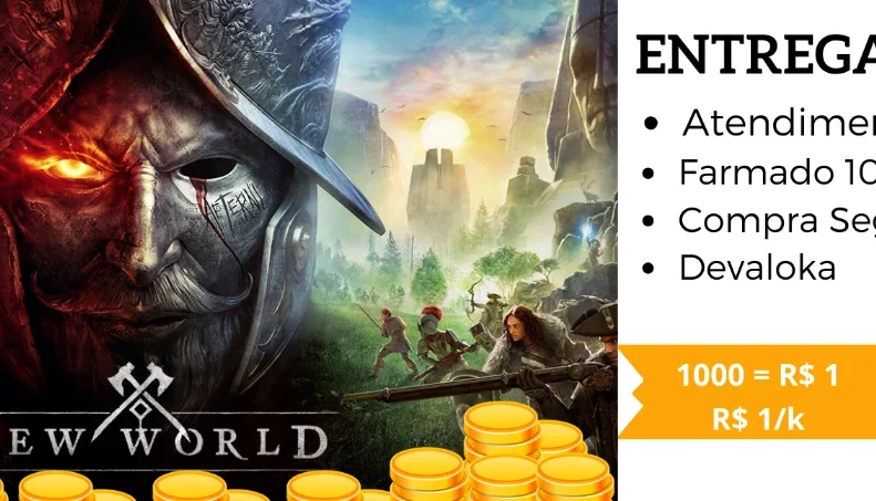 Gold New World - Entrega Imediata | 1,00 R$ Cada K(Promoção)