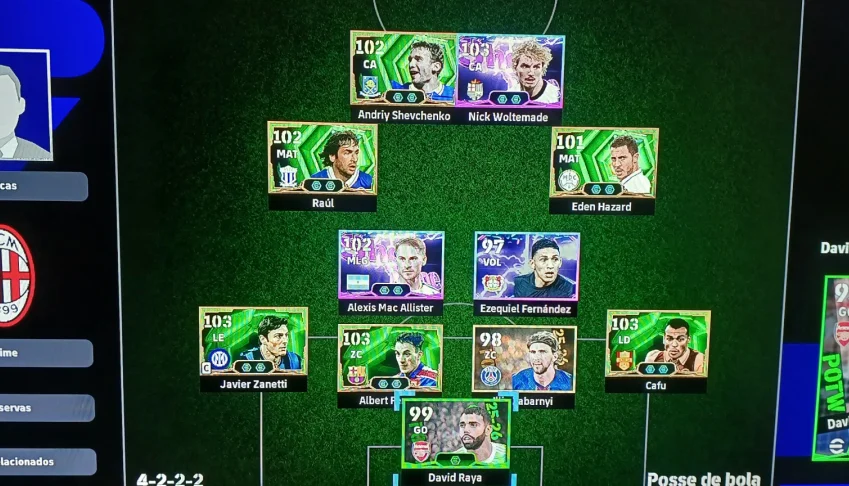 Conta top efootball