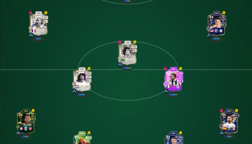 Conta EA FC25, TOTY Henry, Gullit 94, TOTY Puskas, FB CR7