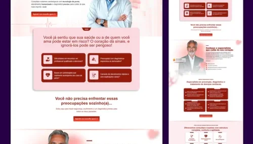 Template Cardiologista Benjamin + Wordpress Elementor Script