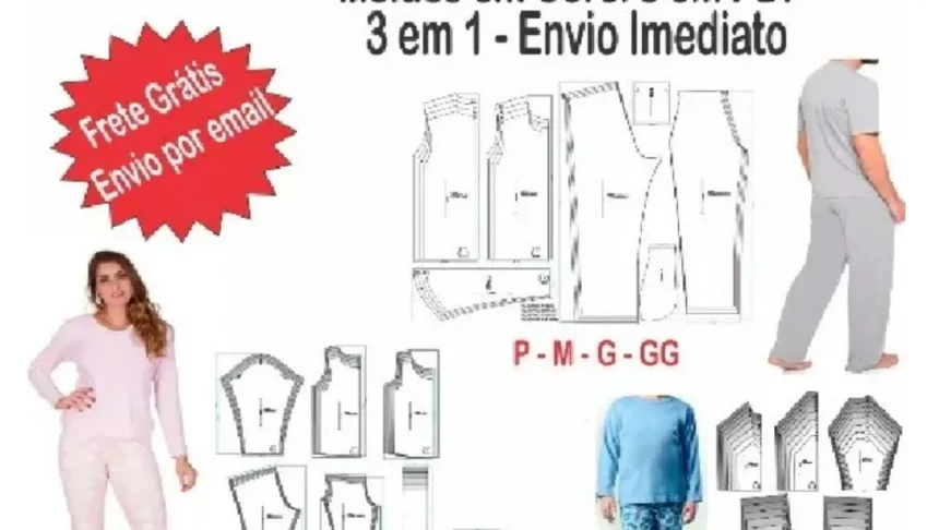 370 Modelagem Roupas Infantil Masc Fem Pet Sem Frete