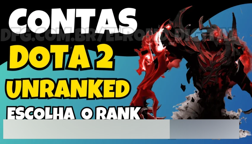 Contas Dota 2 em todos os ranks, do Unranked até o Imortal