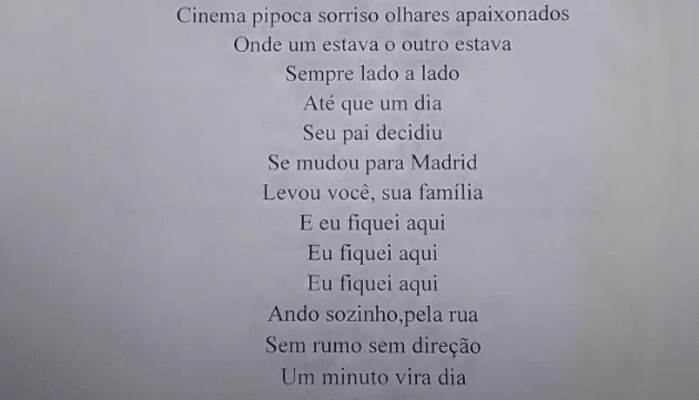 Letras composições