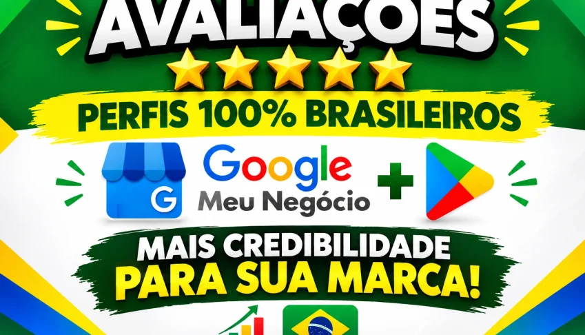 Avaliações 100% Reais para Google Meu Negócio e Play Store