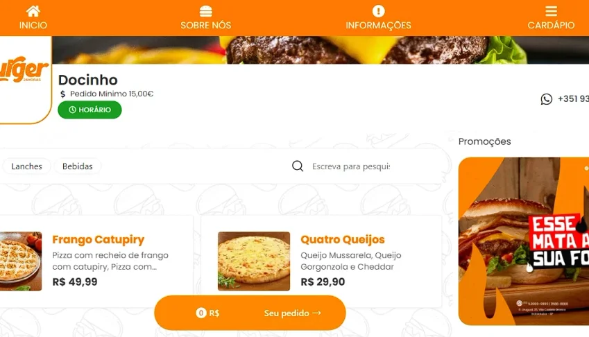 Script Completo - Delivery com Pedidos no Z.A.P 2026