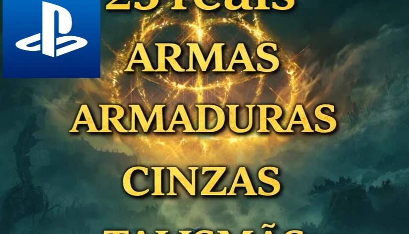 Elden ring PS4/5 - todas as armas, armaduras, talismãs, TUDO