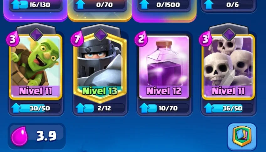 Conta Clash Royale com 8534 trofeus