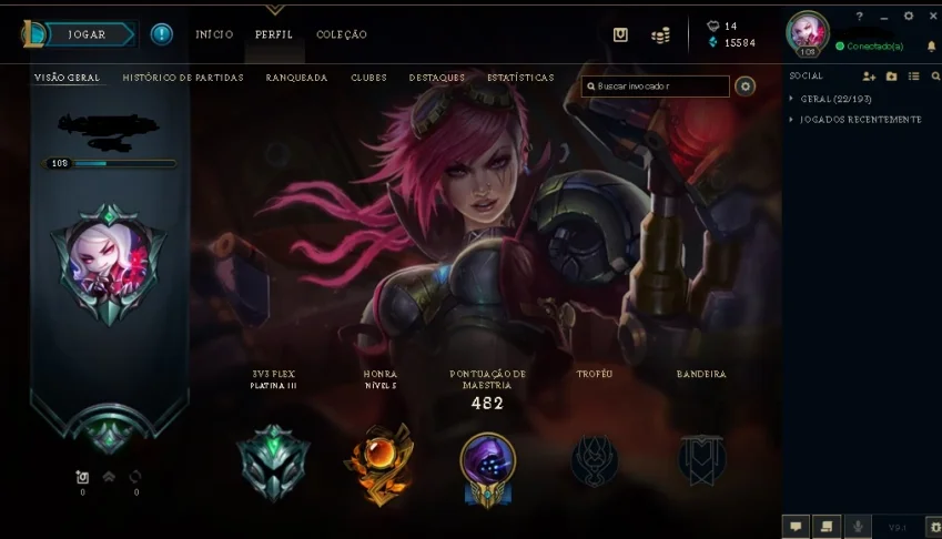 Mega promoçao conta plat3 so skin da hora